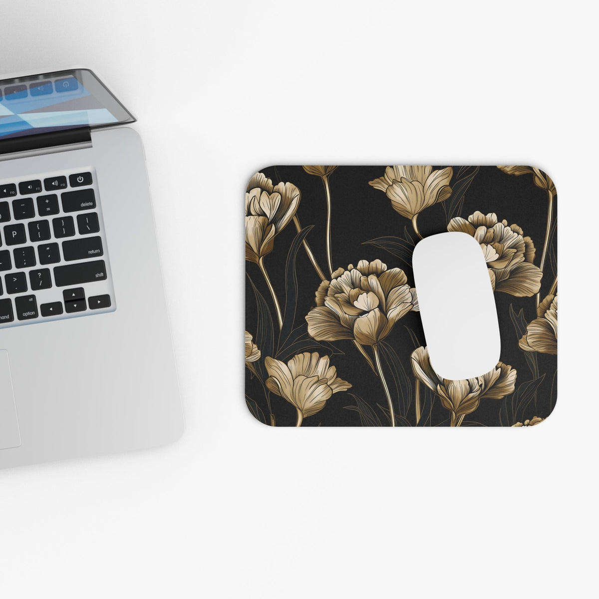 Gilded Bloom Luxury Mouse Pad