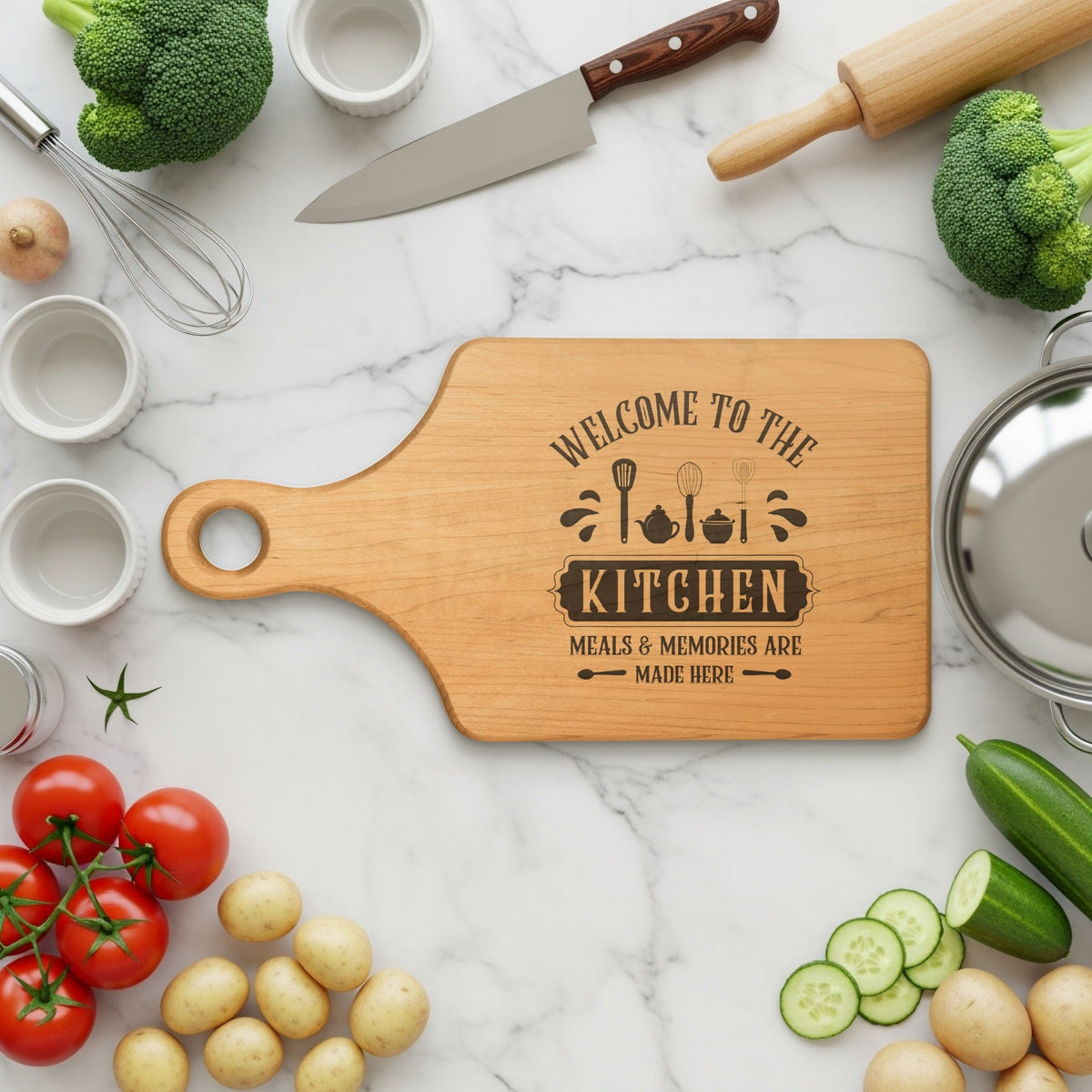Welcome Kitchen Rustic Charm Premium Cutting Board
