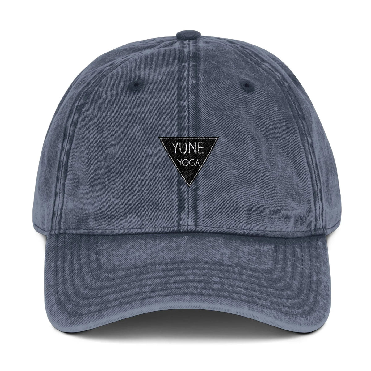 Embroidered Vintage Yoga Cap – 100% Organic Cotton Hat by Yu
