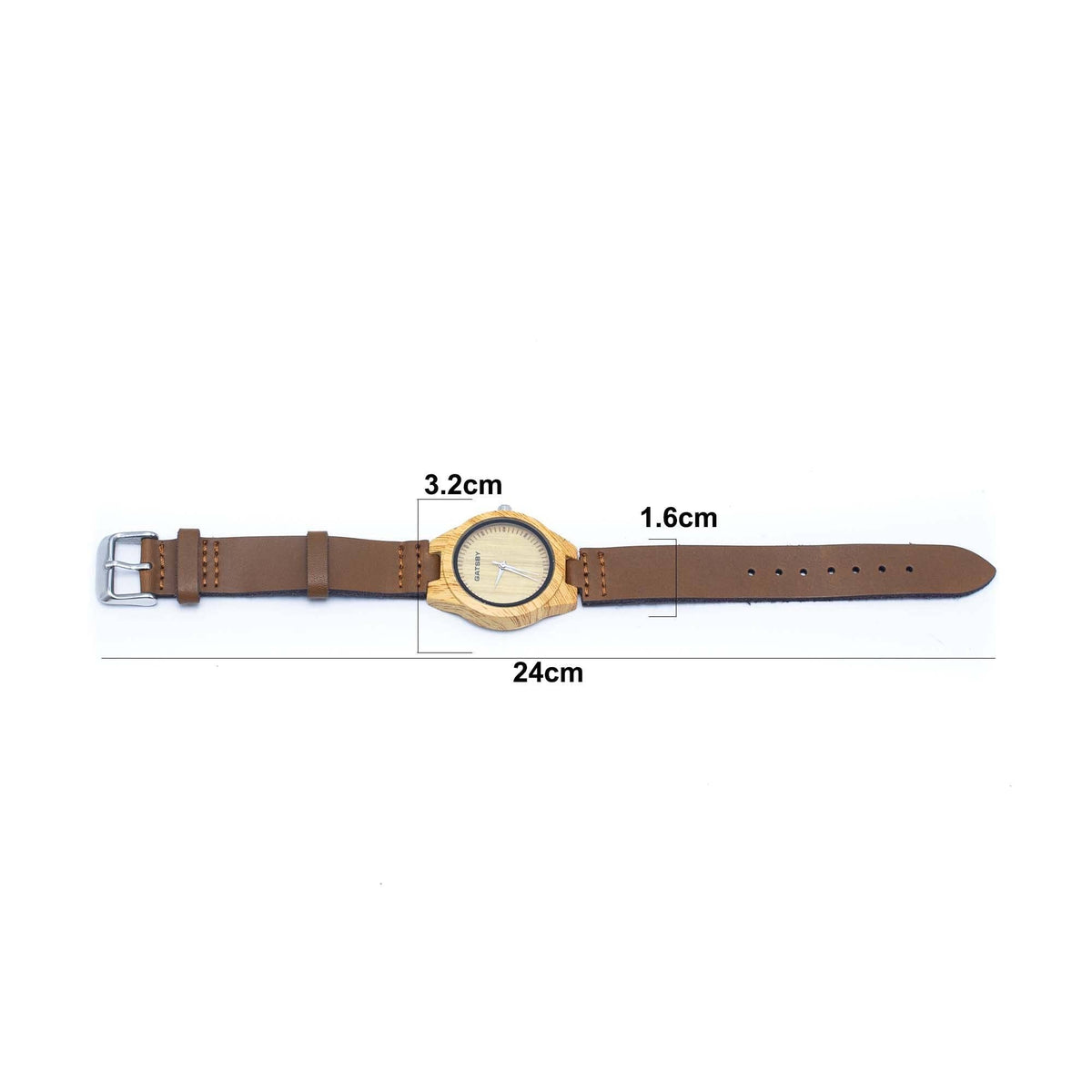Vintage ladies watch Leather Strap Quartz Watch WA-280 (with Random box)