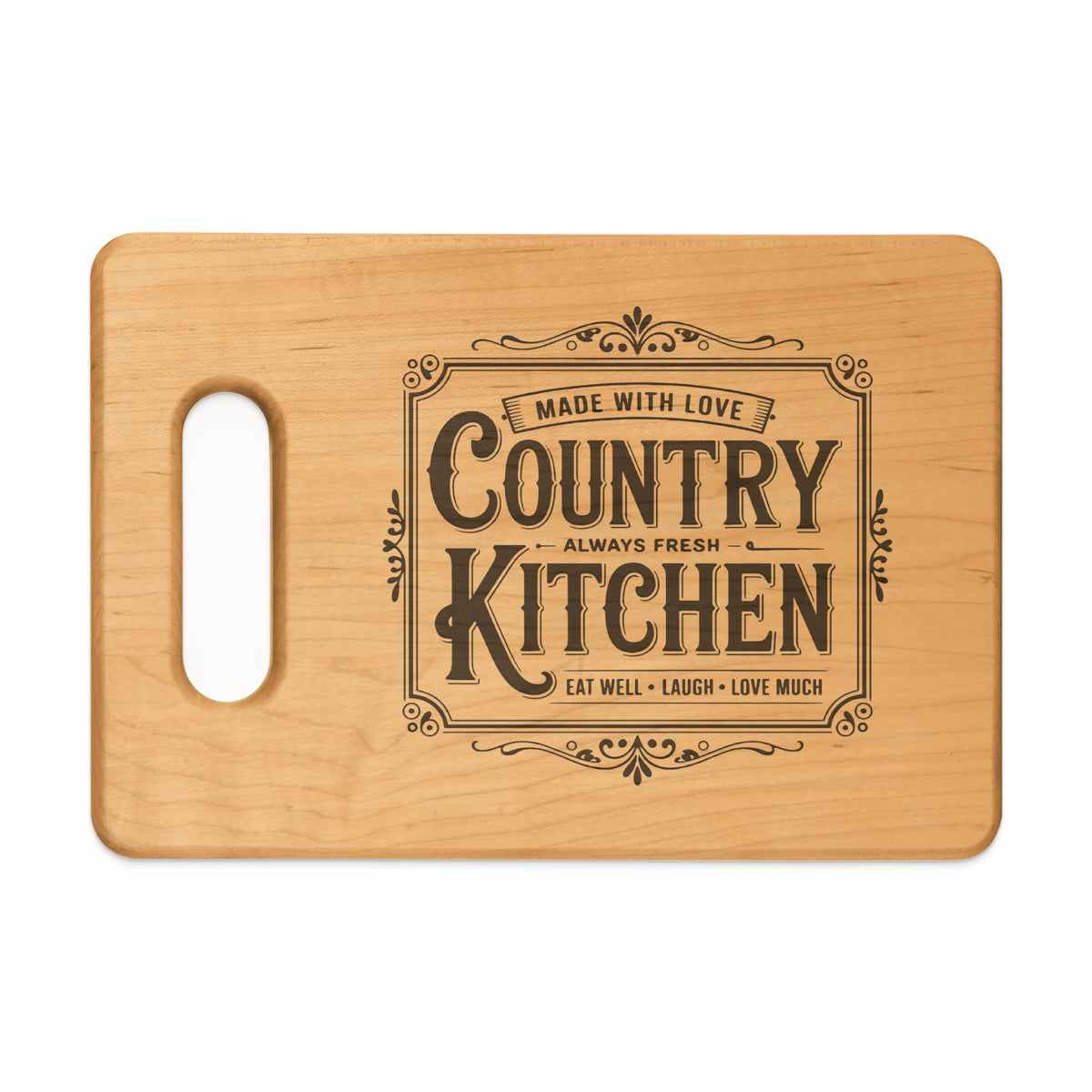 Country Kitchen Charm Premium Cutting Board