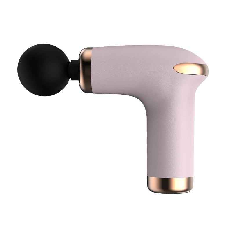 NNEDSZ Pink Massage Gun - 6-Speed Deep Tissue Massager with 4 Professional Massage Heads