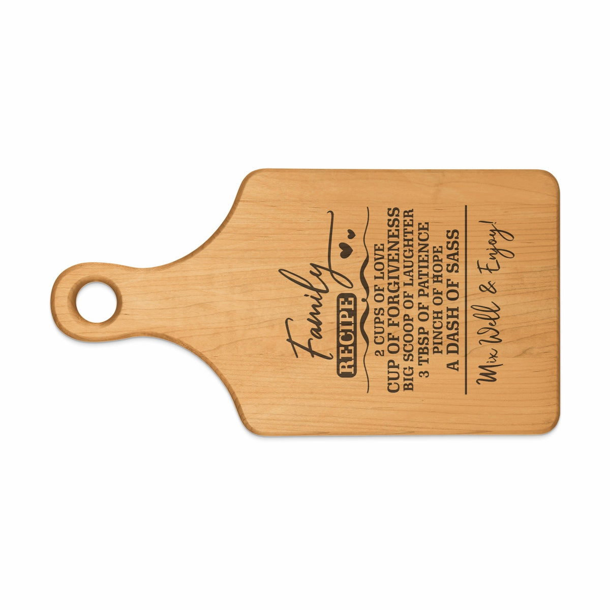 Family Recipe Kitchen Art Premium Cutting Board