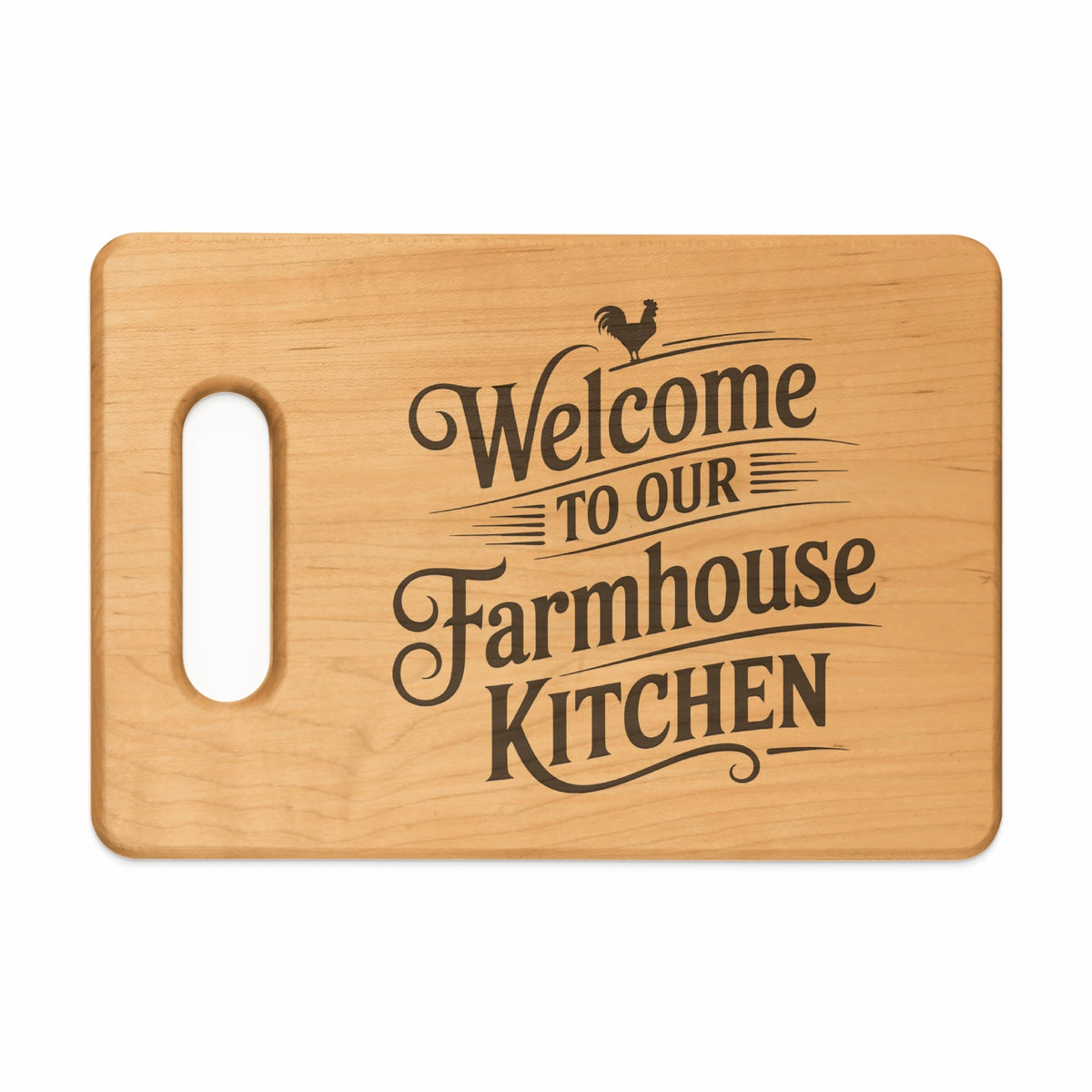 Rustic Farmhouse Kitchen Premium Cutting Board
