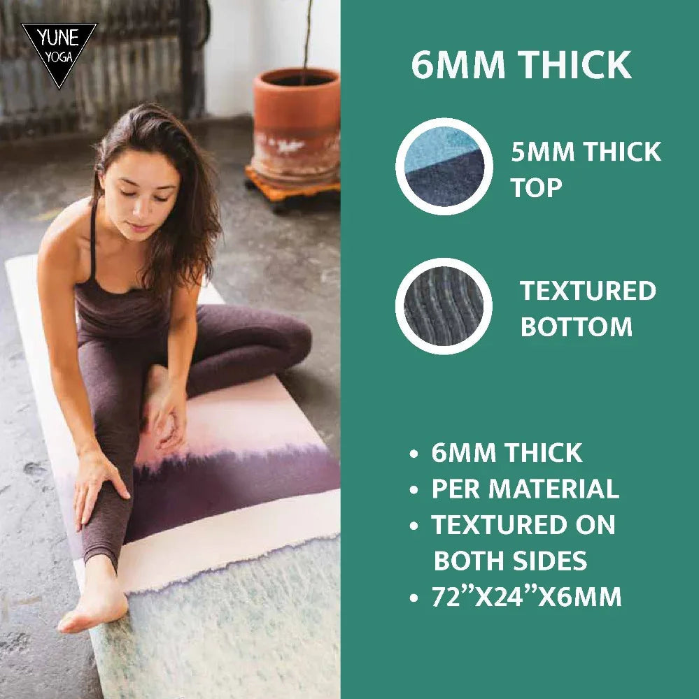 Harvest Moon Yoga Mat – 6mm Eco-Friendly, Non-Slip & Cushion