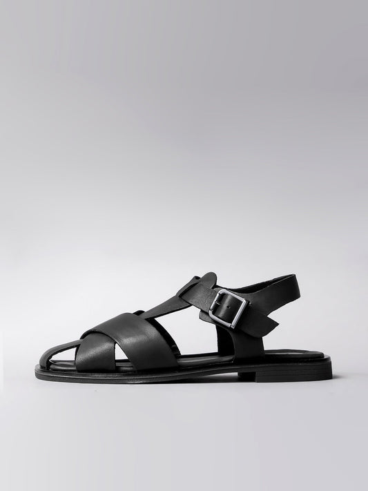 Women's leather sandals