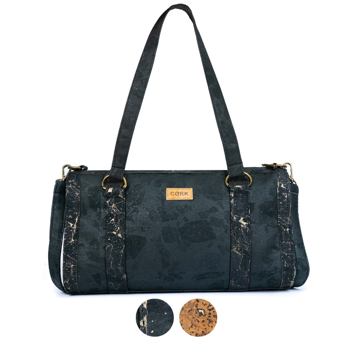 Cork Barrel Shoulder Handbag BAGP-304