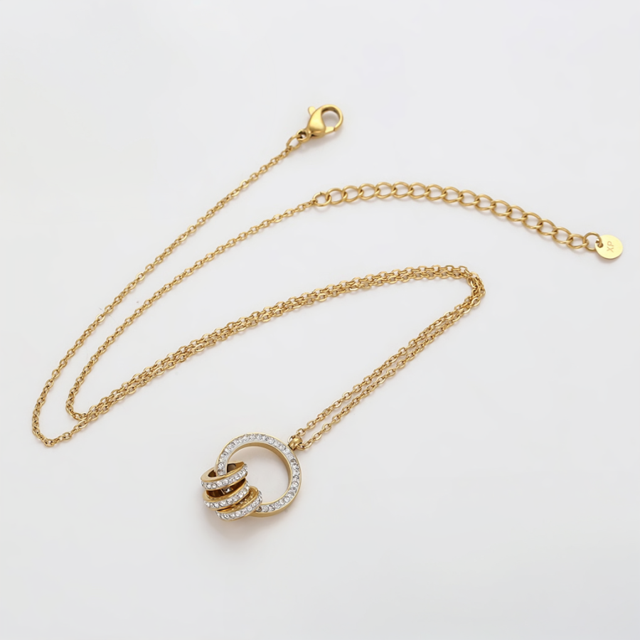 KAISA Jewelry Set Plaquée Or 14K