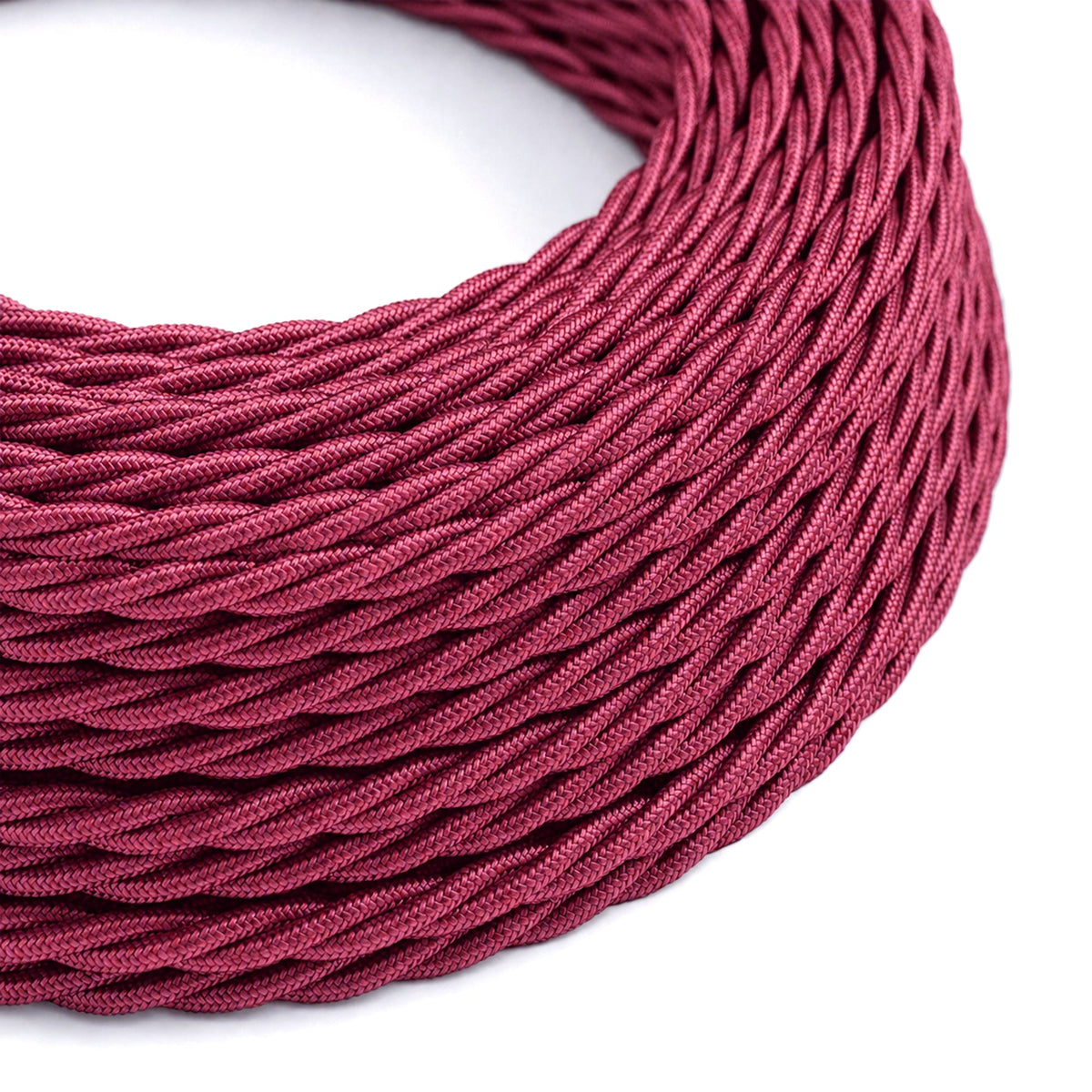 Burgendy Lamp Cable for Table Lamp
