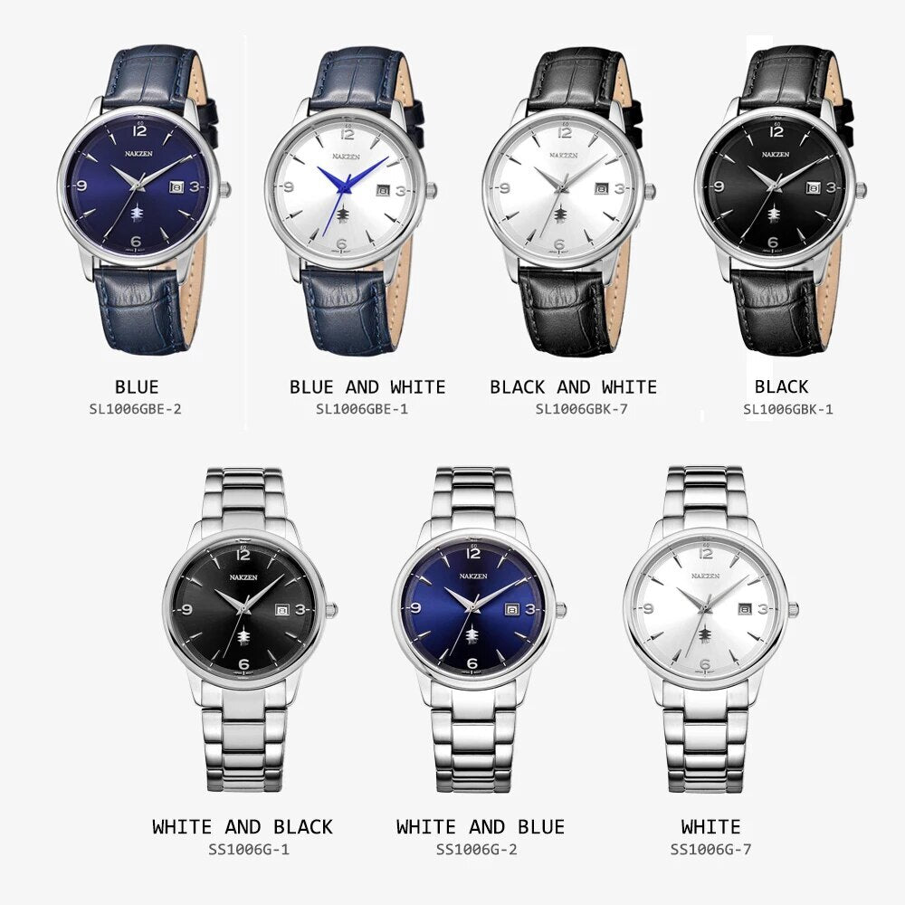 NAKZEN Male Casual Commerce Cool Watch Simple Wrist Watch Br