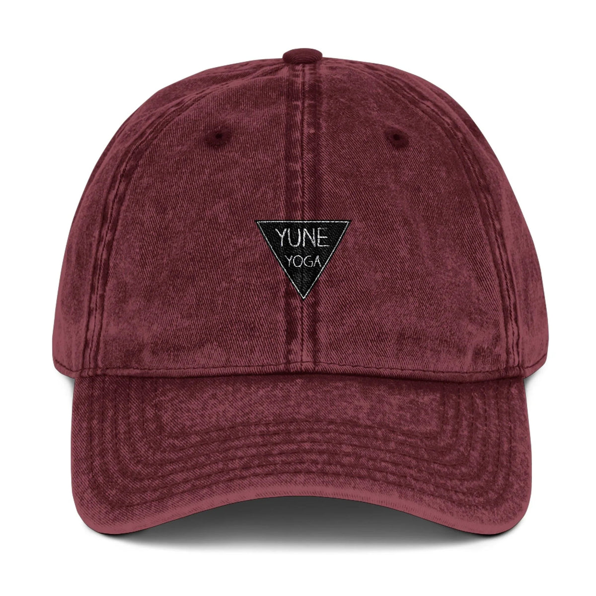 Embroidered Vintage Yoga Cap – 100% Organic Cotton Hat by Yune Yoga