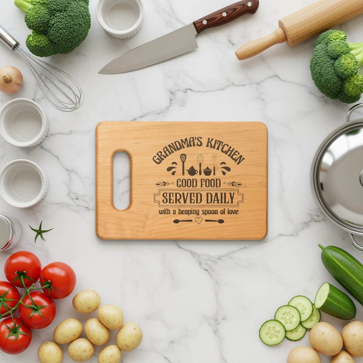 Grandma's Kitchen Homestyle Premium Cutting Board