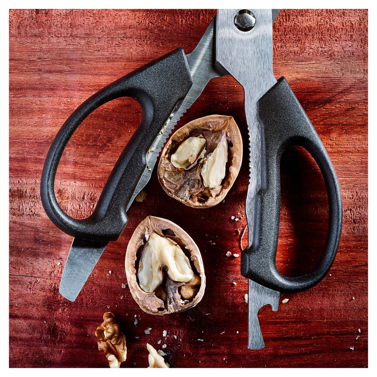 HENCKELS Kitchen Elements Kitchen Shears, Black