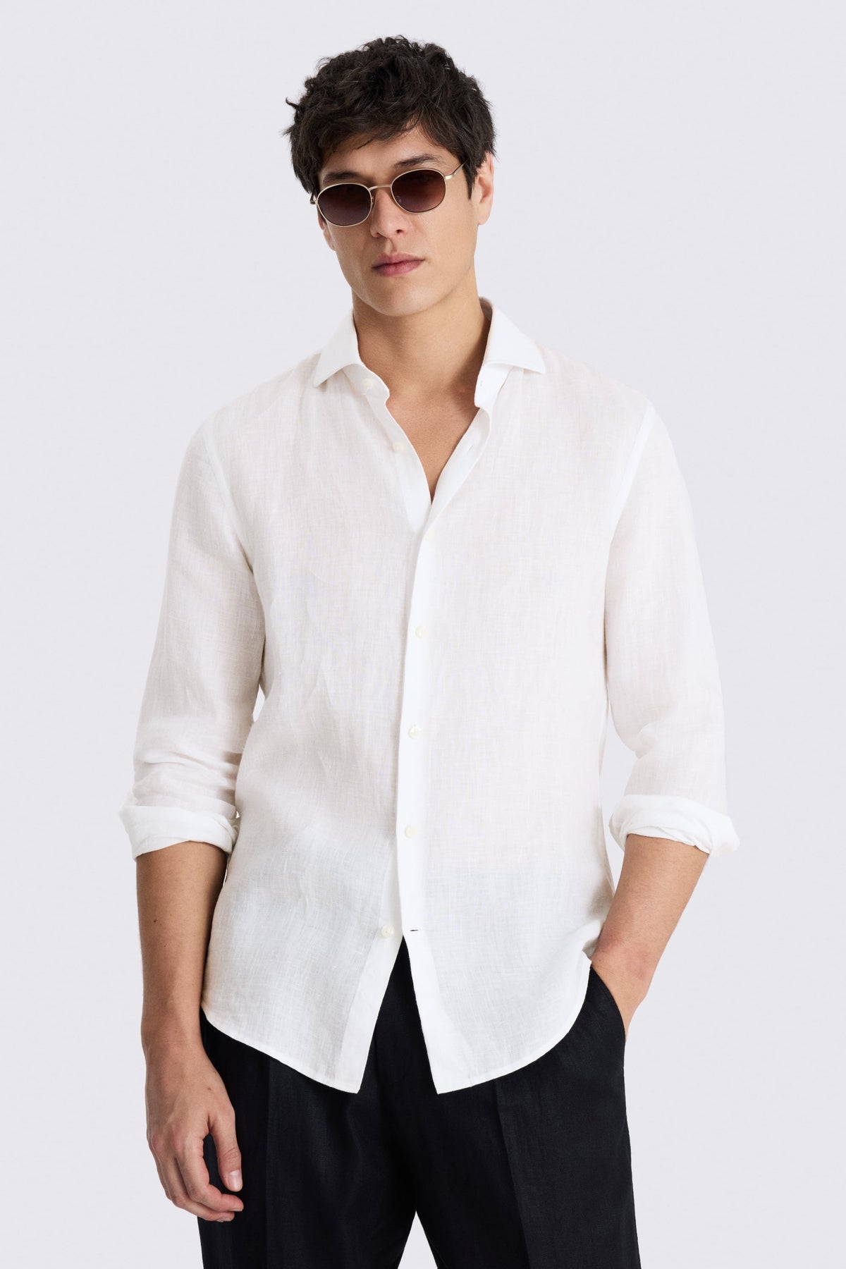 WEJI Linen Casual Shirt
