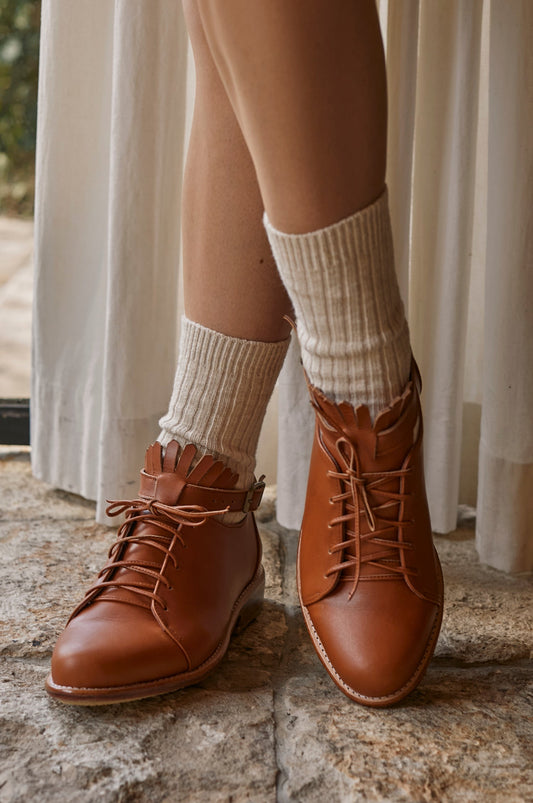 Boston Leather Oxfords-0