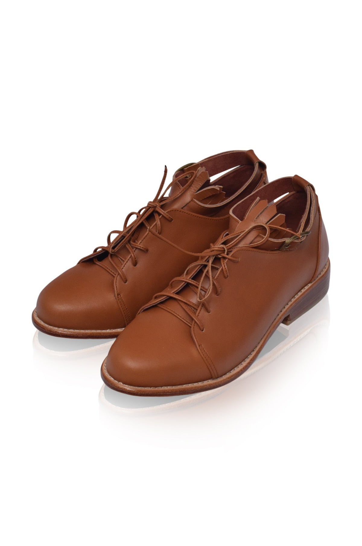 Boston Leather Oxfords-1