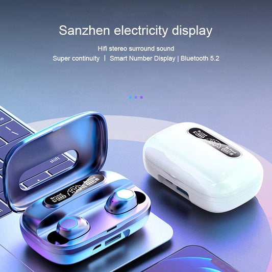NNEIDS Black True Wireless Bluetooth Earbuds