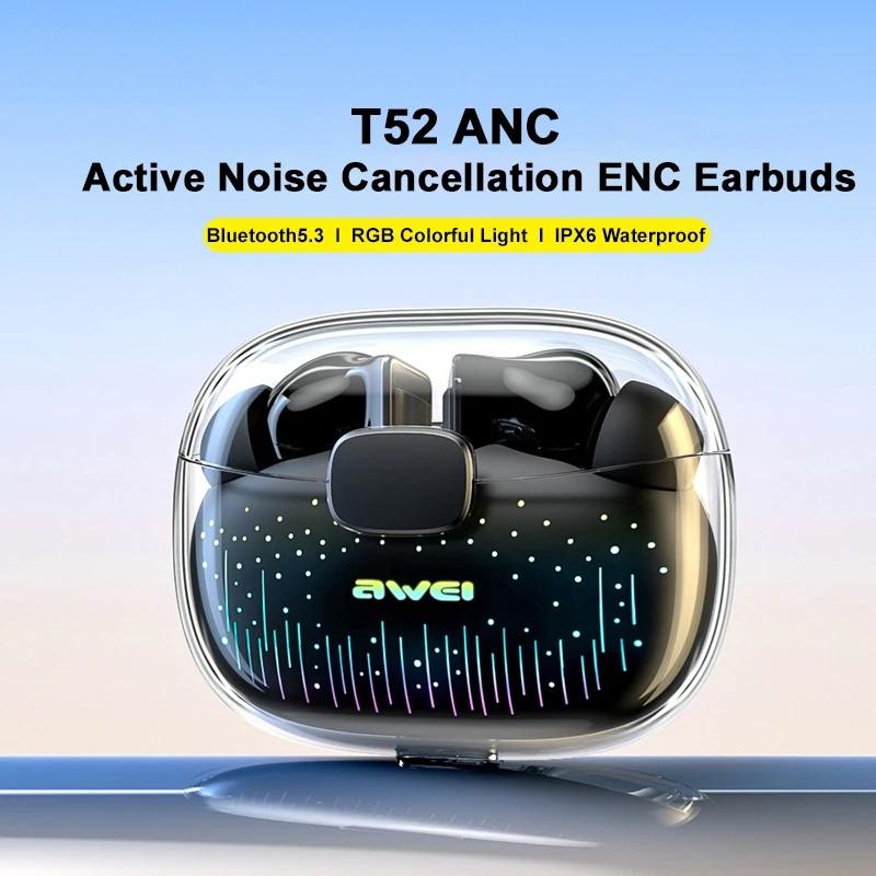 NNEIDS Black Tws Gaming Bluetooth Earbuds - T52