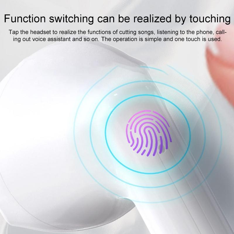 NNEIDS White Wireless Bluetooth Earbuds