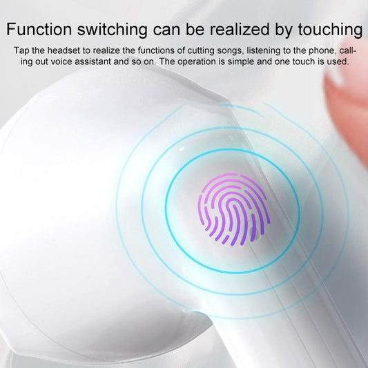 NNEIDS White Wireless Bluetooth Earbuds