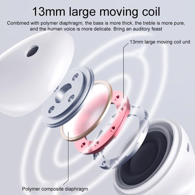 NNEIDS White Wireless Bluetooth Earbuds