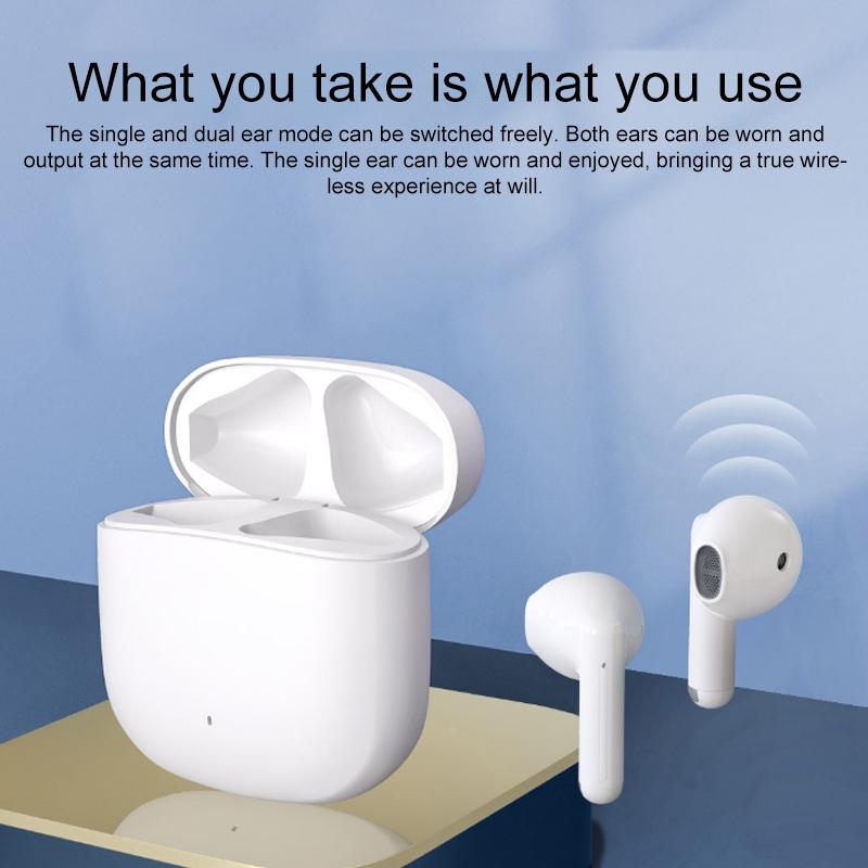 NNEIDS White Wireless Bluetooth Earbuds