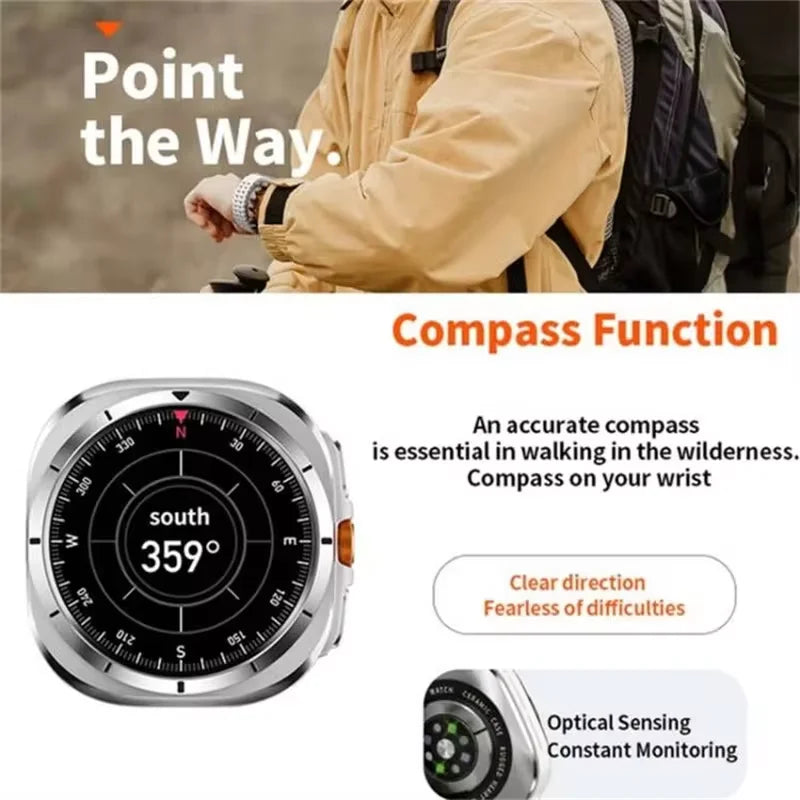 Watch 7 Ultra Smartwatch for Men & Women (Silver)