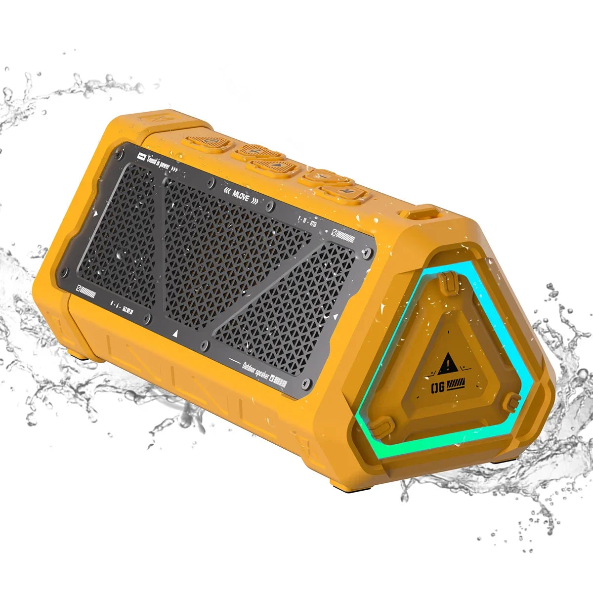 Wireless Bluetooth Speaker 40W Yellow