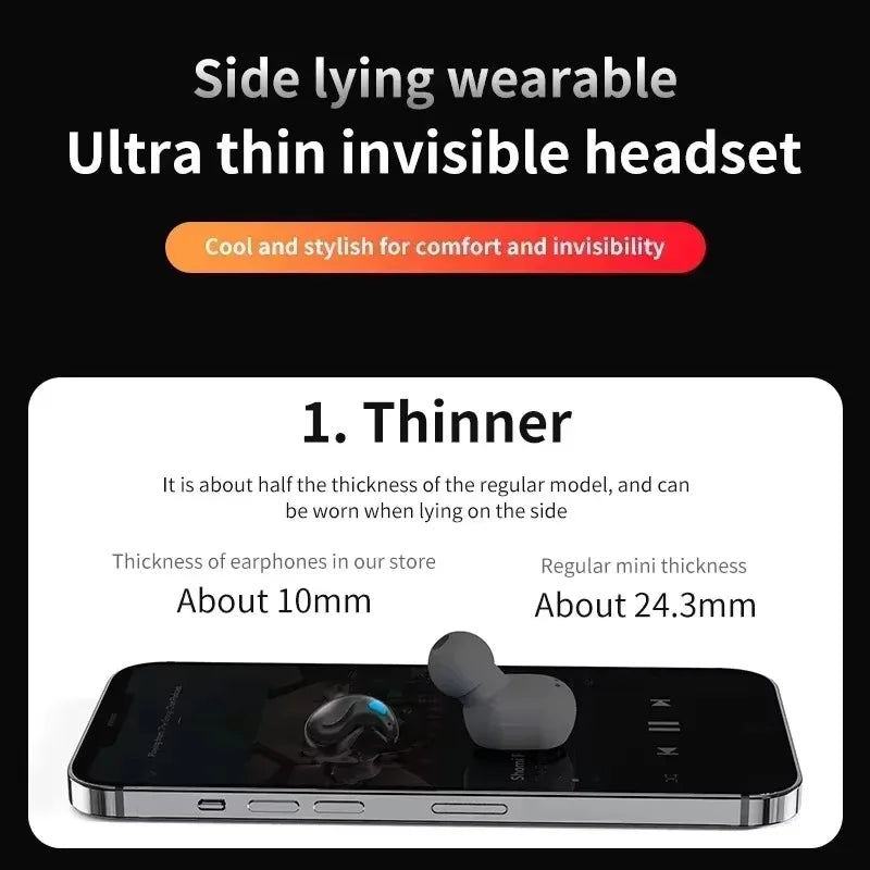NNEOBA Mini Wireless Earbuds Stereo Headphones
