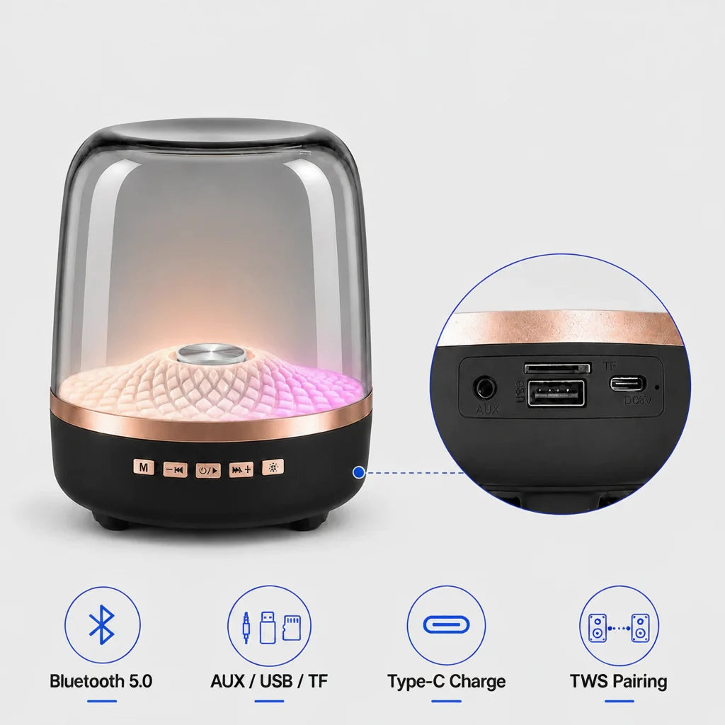 Portable Wireless Bluetooth Soundbar Speaker