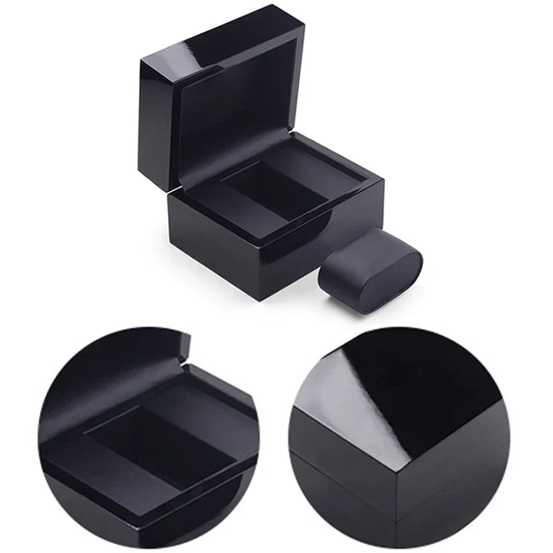 Premium Wooden Watch Storage Box – Luxury Watch & Jewelry Display Case with Soft Interior