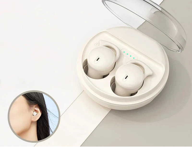 NNEOBA Mini Invisible Wireless Bluetooth Earbuds
