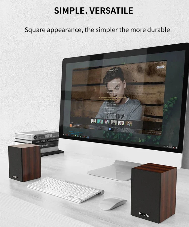 NNEOBA Wooden Bluetooth Speaker Brown
