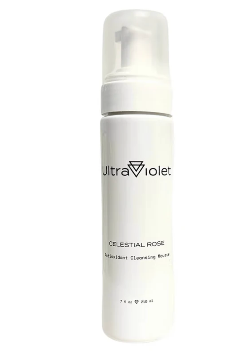 CELESTIAL ROSE | Antioxidant Cleansing Mousse by Ultra Violet Skincare