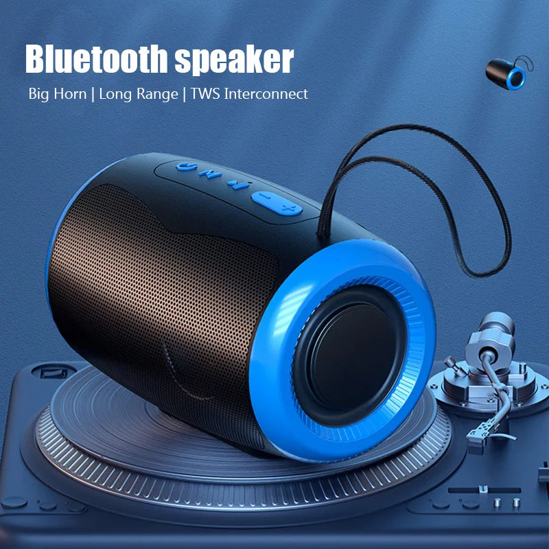 Portable Wireless Bluetooth Speaker Blue