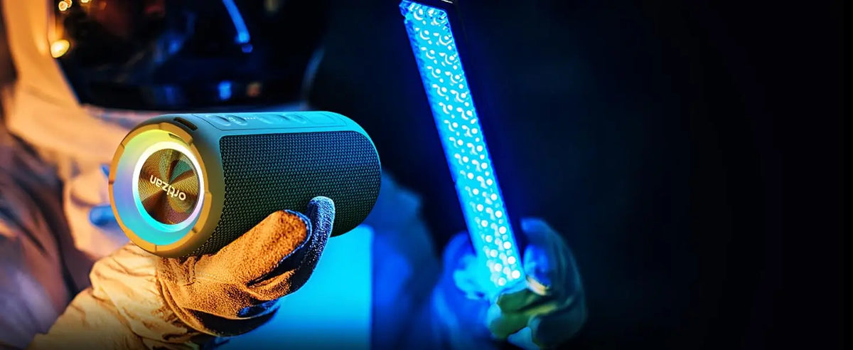 NNEOBA Bluetooth Speaker 40W Blue