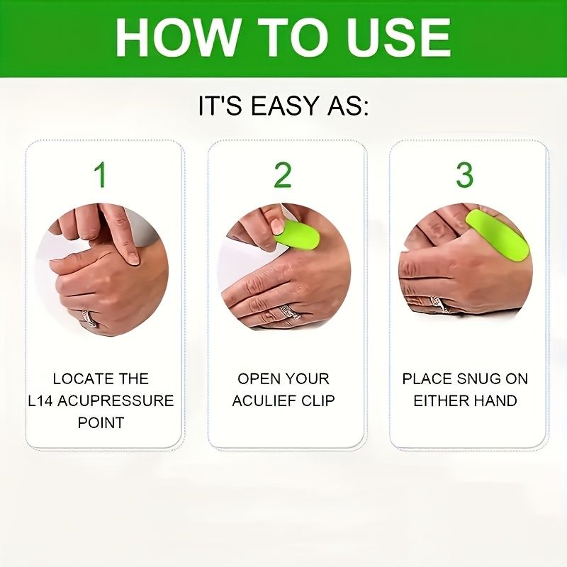 Wearable Thumb Massager, Acupoint Massage Clip - Thumb Acupoint Massage 1pc