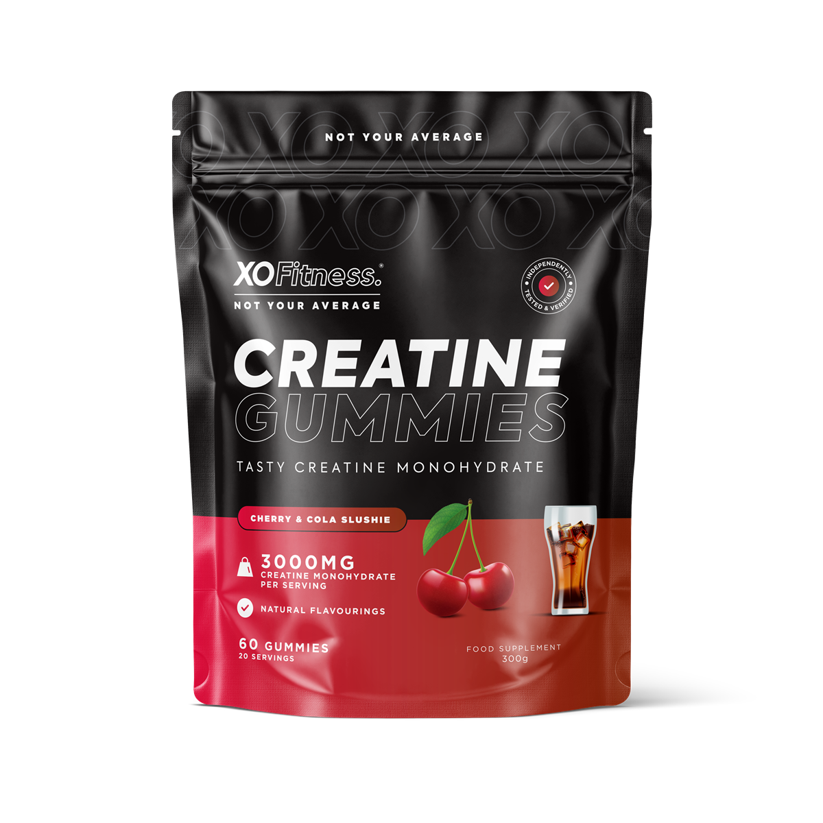XO Fitness Gummies Dual Flavour 60 Gummies Peach & Mango