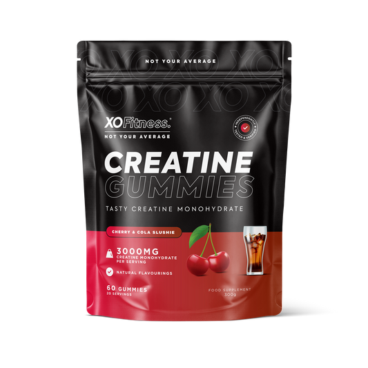 XO Fitness Gummies Dual Flavour 60 Gummies Peach & Mango
