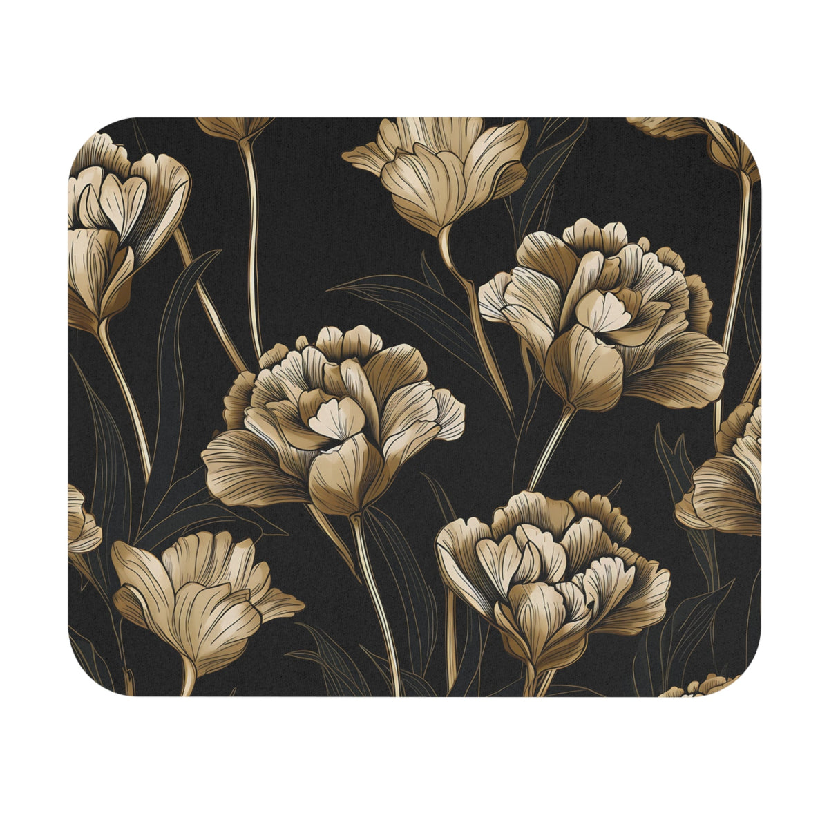 Gilded Bloom Luxury Mouse Pad