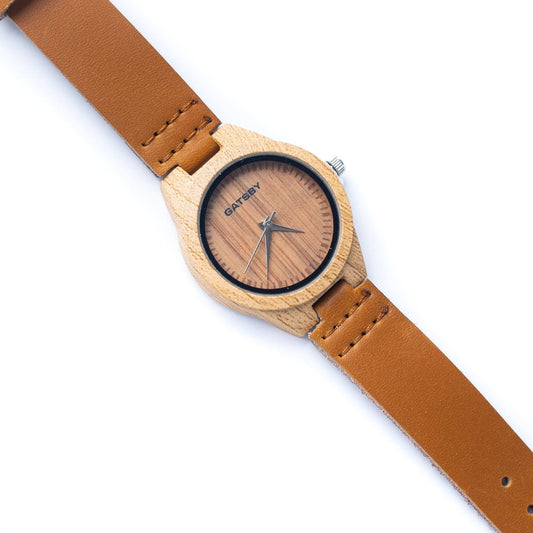 Vintage women watch Leather Strap Quartz Watch WA-296
