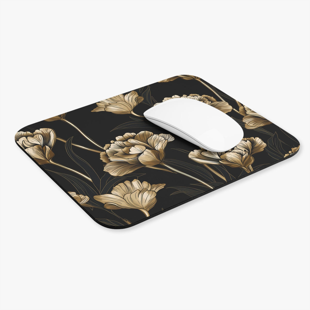 Gilded Bloom Luxury Mouse Pad