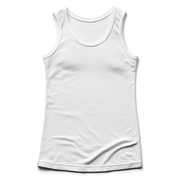 WEJI Basic White Tank Top