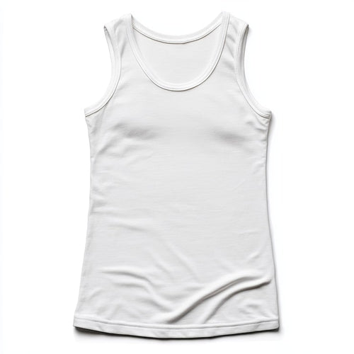 WEJI Basic White Tank Top