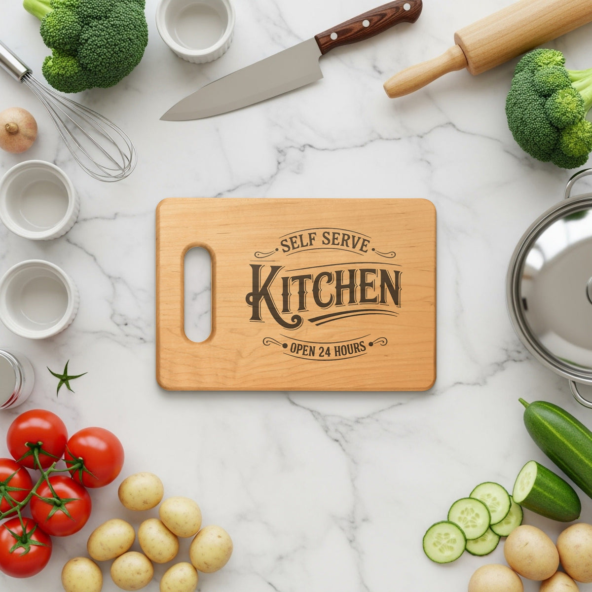 The 'Self Serve Kitchen' Premium Cutting Board