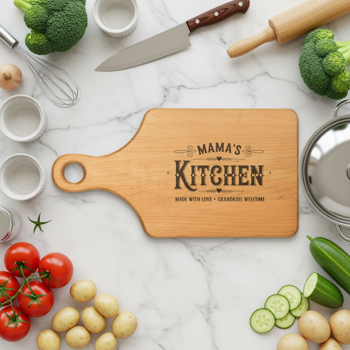 Rustic Mama's Kitchen Premium Cutting Board