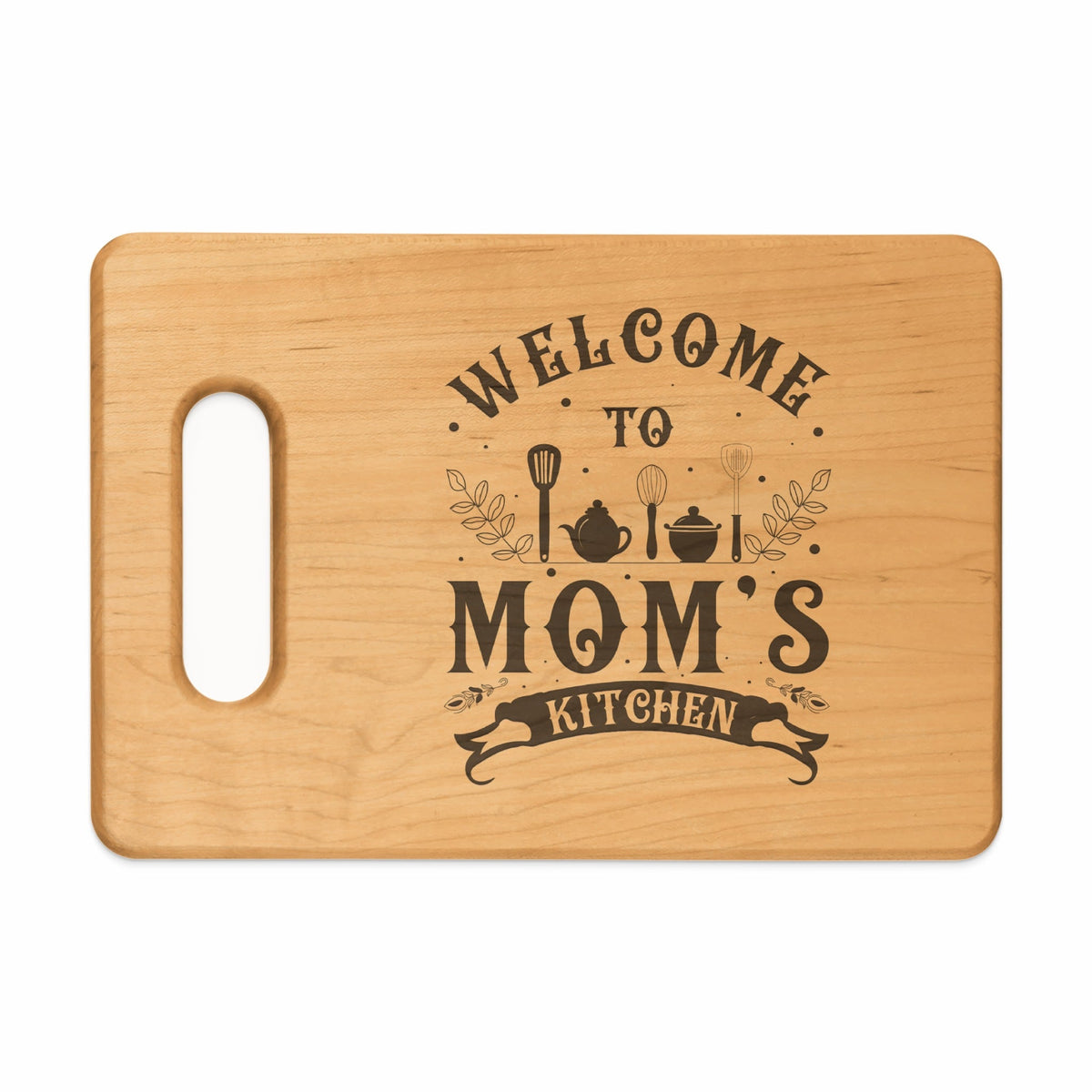 Rustic Charm Mom's Kitchen Premium Cutting Board