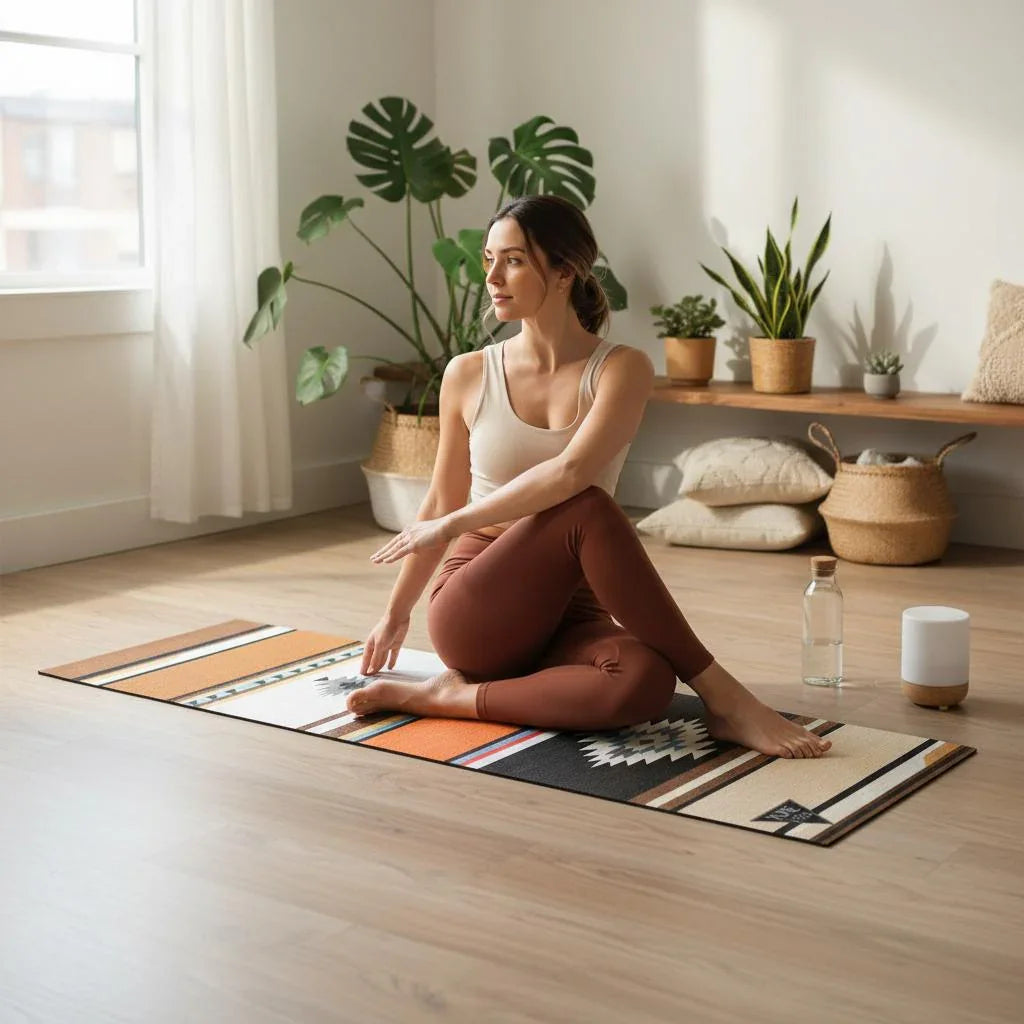 Harvest Moon Yoga Mat – 6mm Eco-Friendly, Non-Slip & Cushion