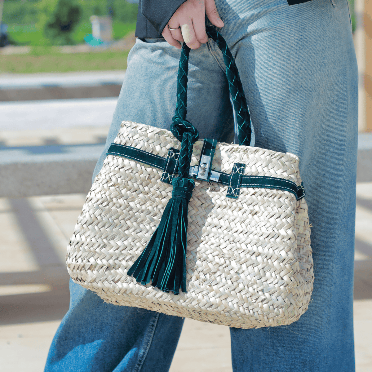 Handbag Wicker Hermen