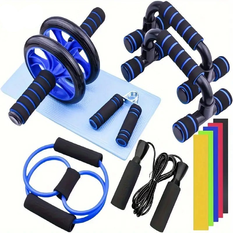Abdominal Fitness Wheel Set Home Training (12pcs)
